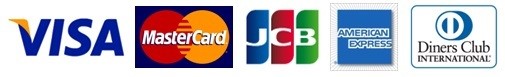 対応クレジットカードの国際ブランドロゴ