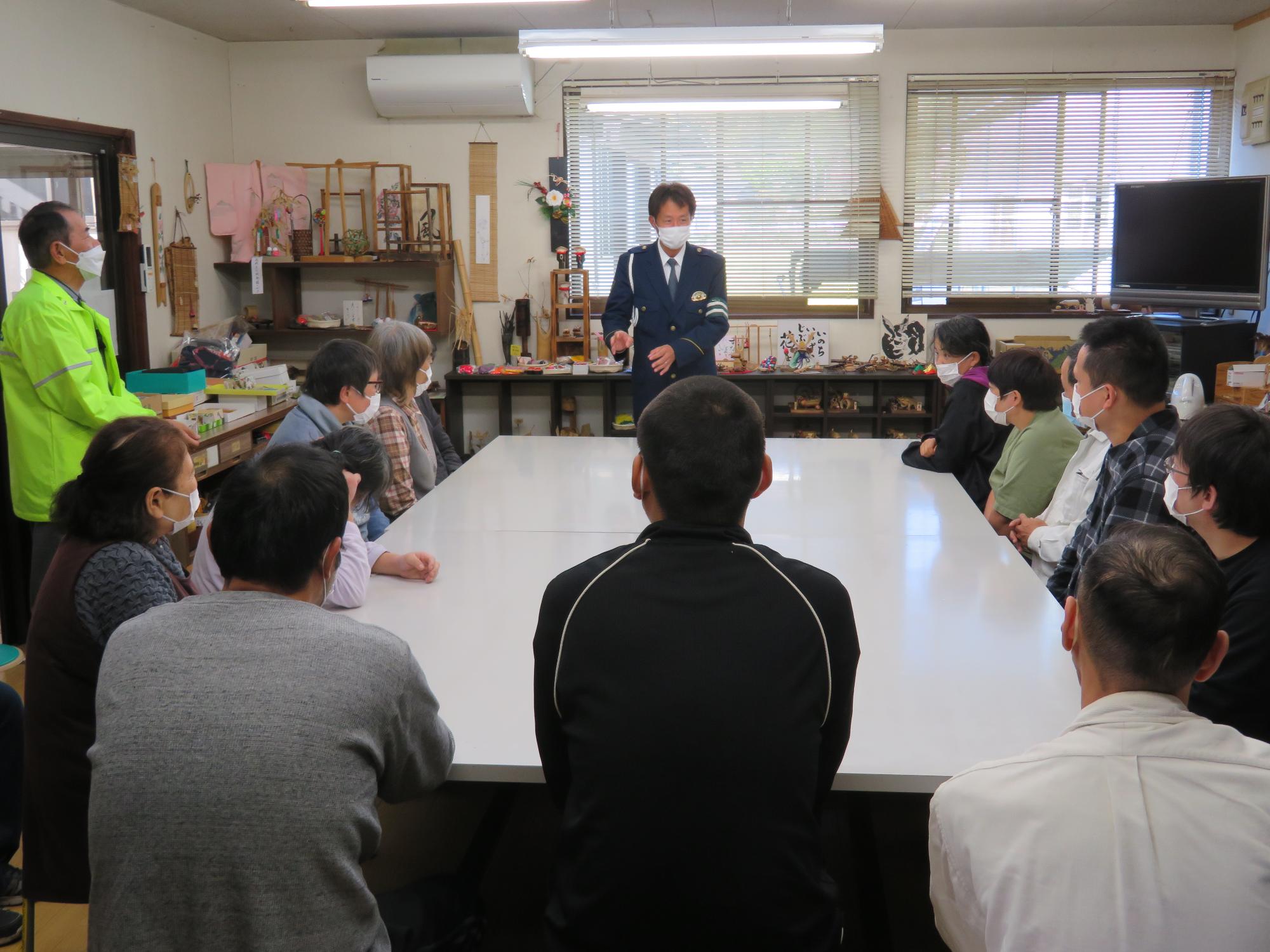 地域交通課長による講話