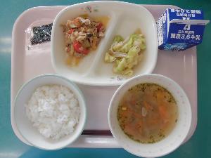 7月3日の給食写真