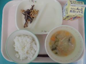 8月4日給食の写真