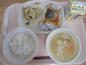 10月1日給食の写真