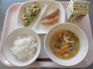 10月20日給食の写真