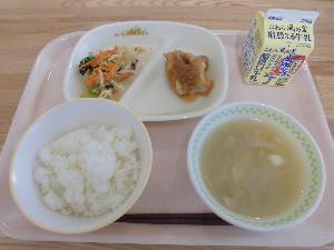 10月4日給食の写真