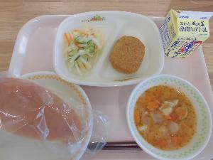 10月7日給食の写真