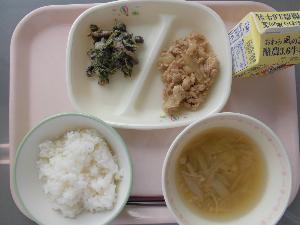 10月28日給食の写真