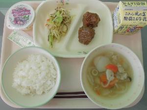 12月1日給食の写真