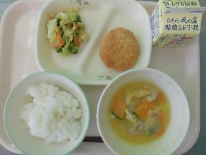 12月21日給食の写真