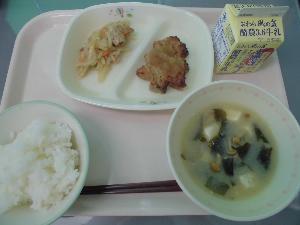 12月23日給食の写真