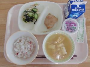 9月12日月曜日給食写真