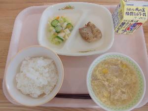 10月28日金曜日給食写真