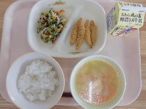 6月6日月曜日給食写真