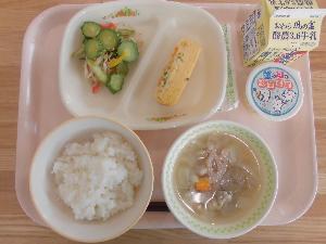 6月7日火曜日給食写真