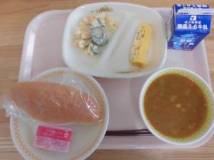 3月16日木曜日コッペパン給食写真