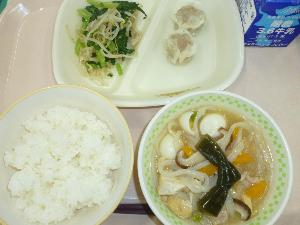 9月6日水曜日 給食写真