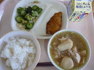 10月23日月曜日 給食写真