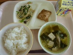 10月25日 水曜日 給食写真