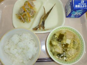 9月27日水曜日 給食写真