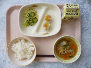 6月25日 火曜日 給食写真