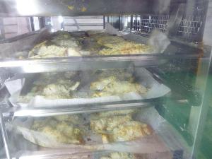 白身魚のパン粉焼き