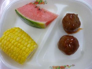 7月22日 火曜日 給食写真