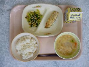1月27日 月曜日 給食写真