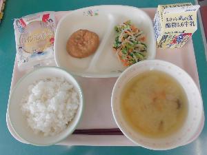 22日の給食画像