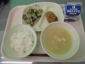 9日の給食