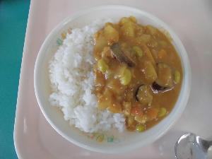 夏野菜のキーマカレー