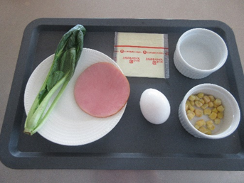 小松菜と卵のココット
