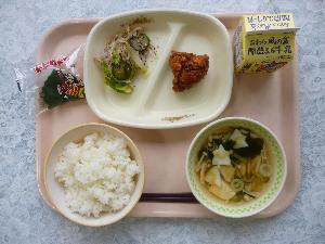 5月1日 水曜日 給食写真